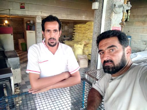 عکس نانوایی لواش