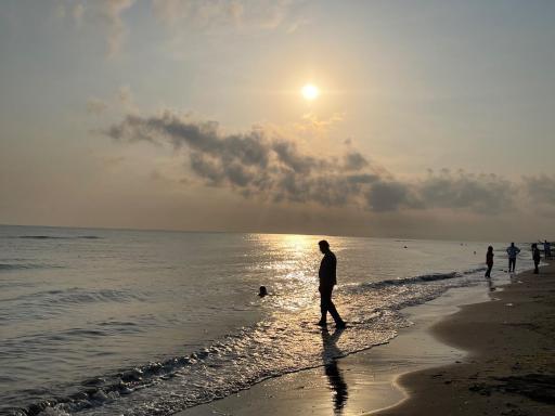 عکس ساحل چالوس