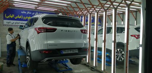 عکس تشخیص رنگ و کارشناسی خودرو عباس الهایی