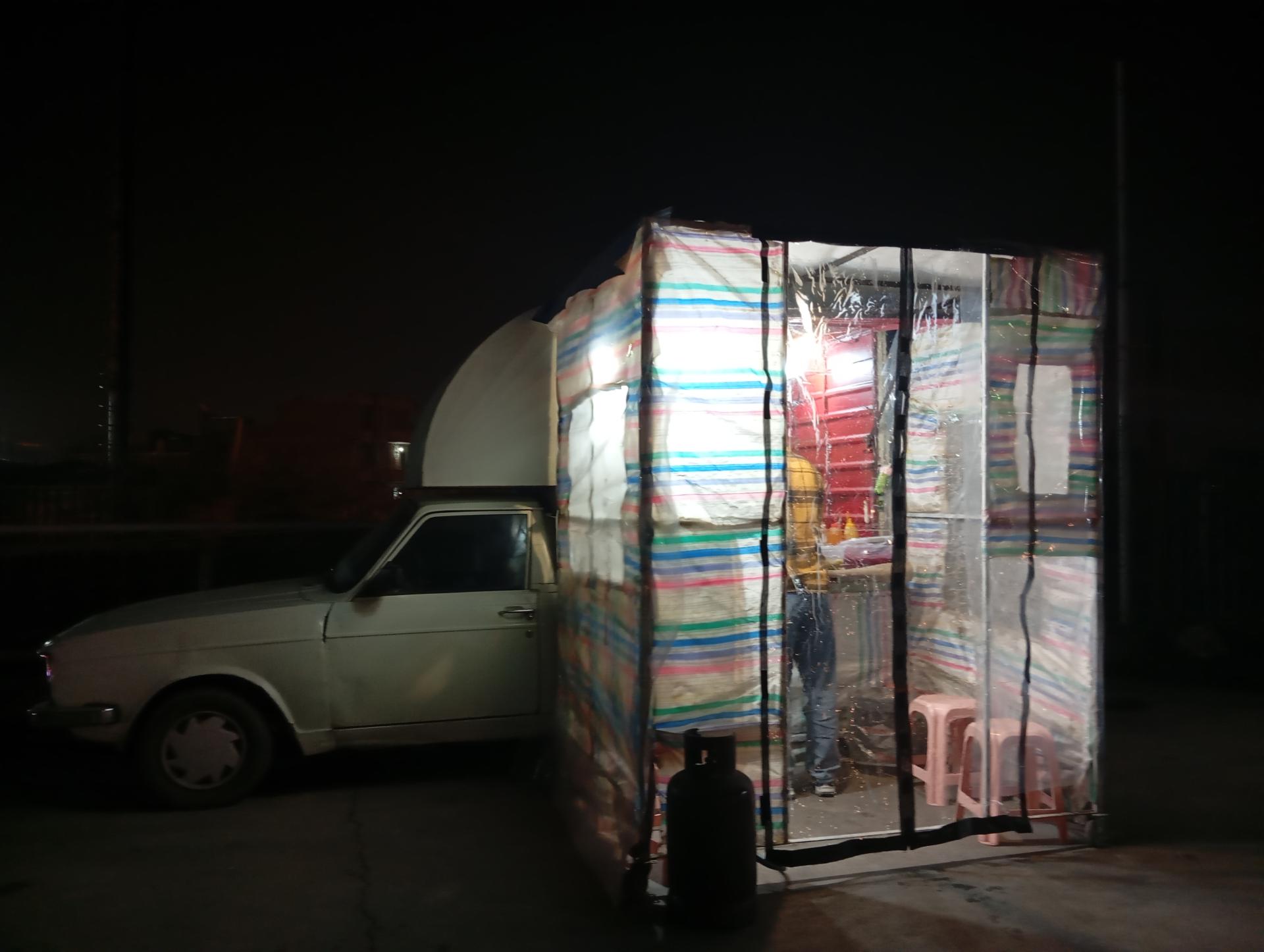 عکس فلافل فروشی اهوازی