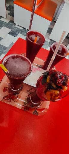 عکس آب انار و بستنی شانار