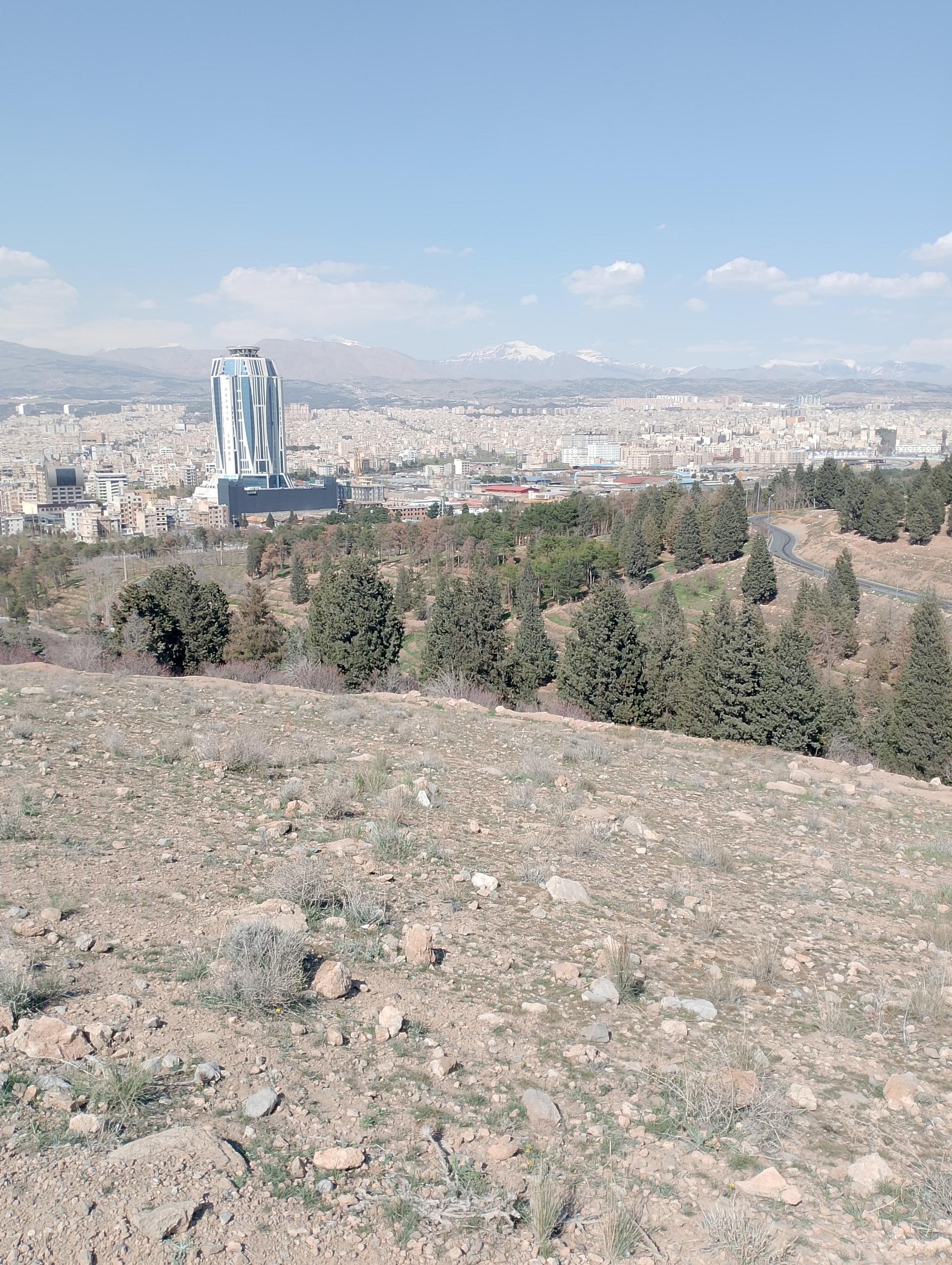 عکس ورودی بوستان جنگلی سرخه حصار