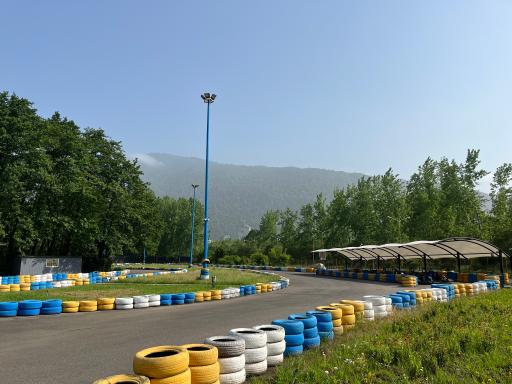 عکس پیست کارتینگ نمک آبرود