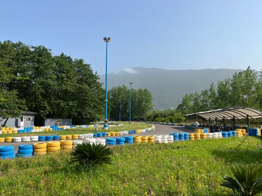 عکس پیست کارتینگ نمک آبرود