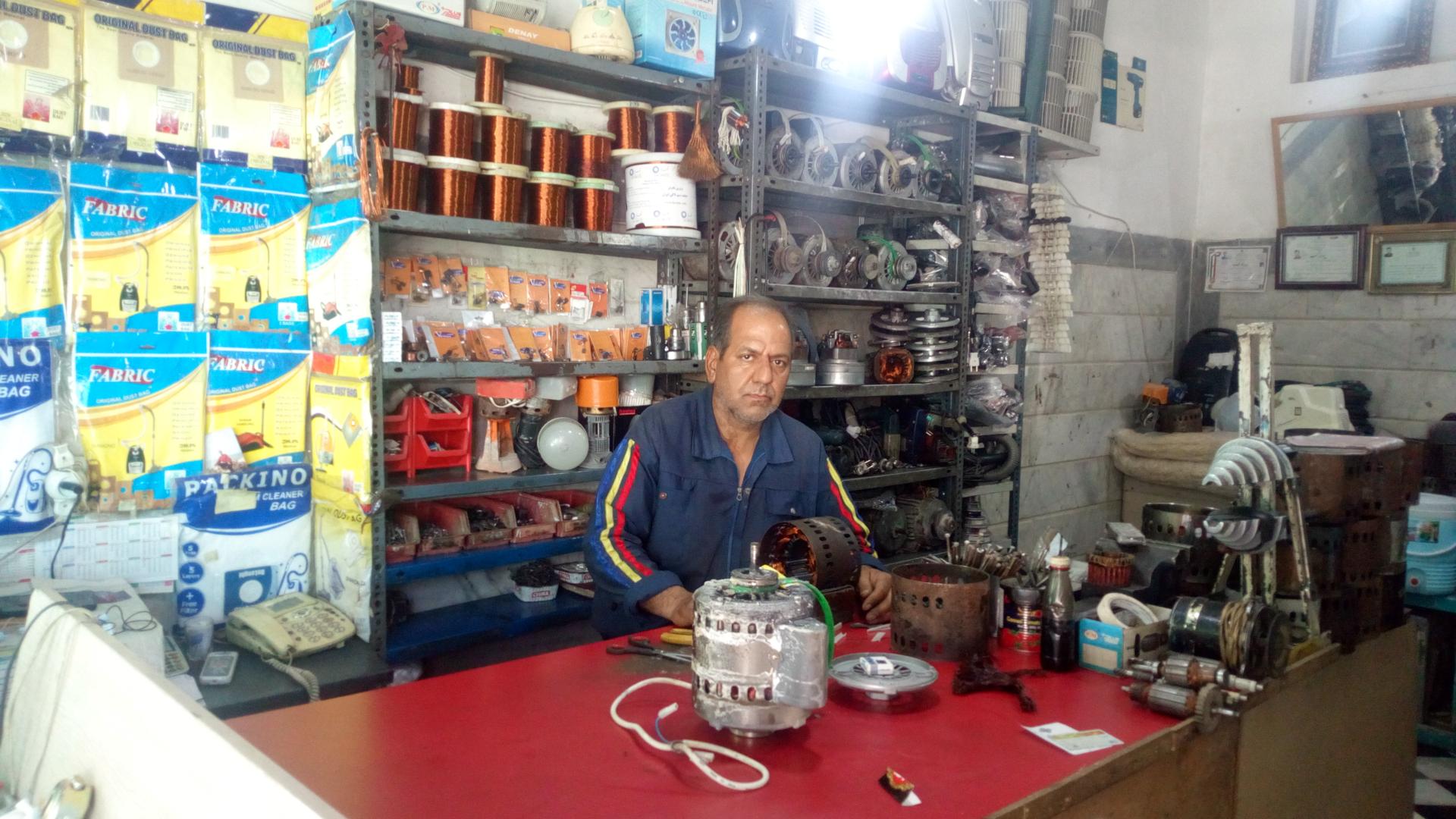 عکس سیم پیچی محمد و رضا 