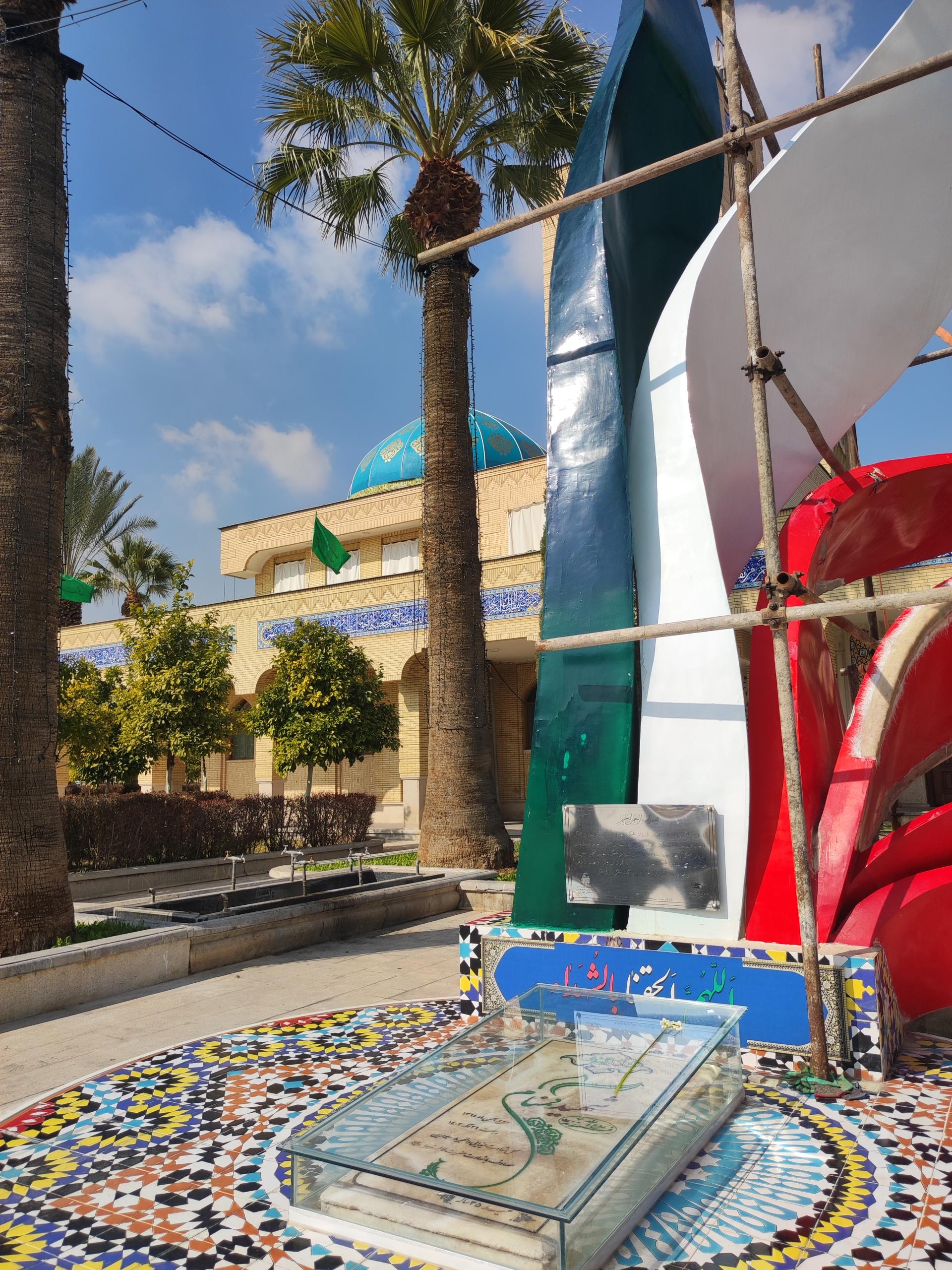 عکس قبر مطهر شهید گمنام