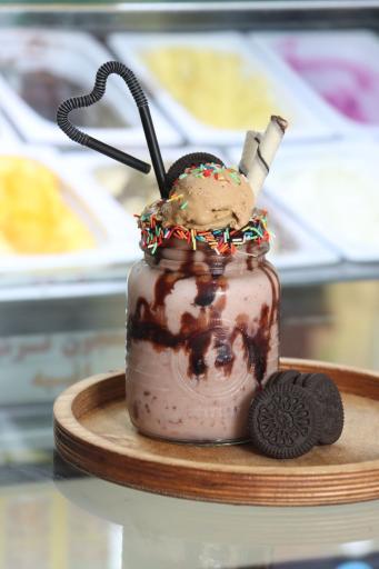 عکس آبمیوه بستنی آیس مک