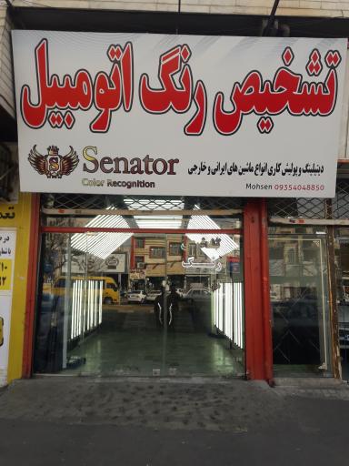 عکس تشخیص رنگ خودرو سناتور