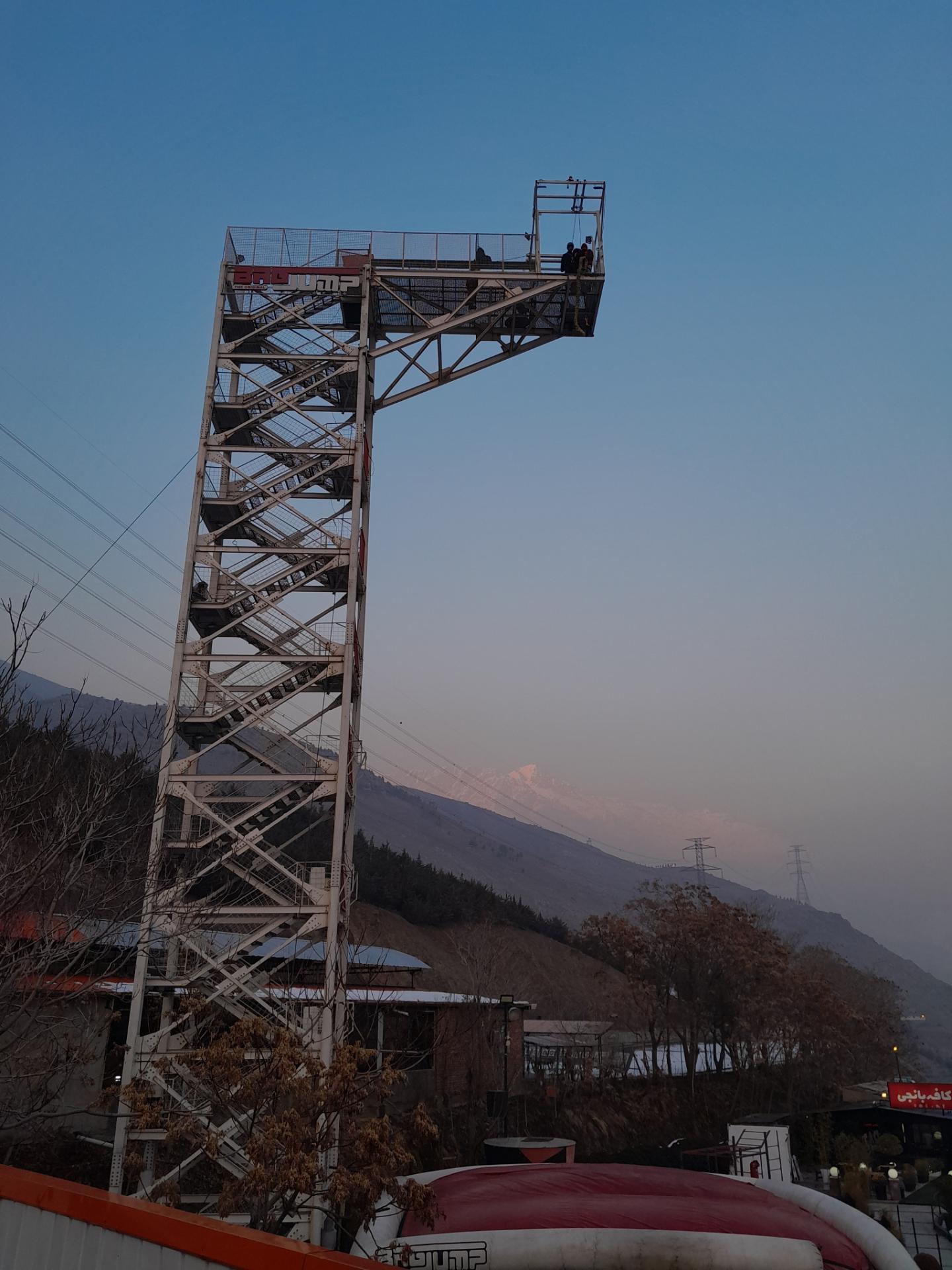 عکس بانجی جامپینگ توچال