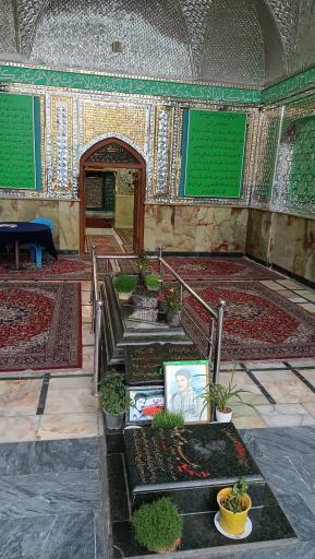 عکس حرم شهدای گمنام و مزار شهید بهروز صبوری