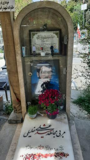 عکس مزار شهید علی خلیلی