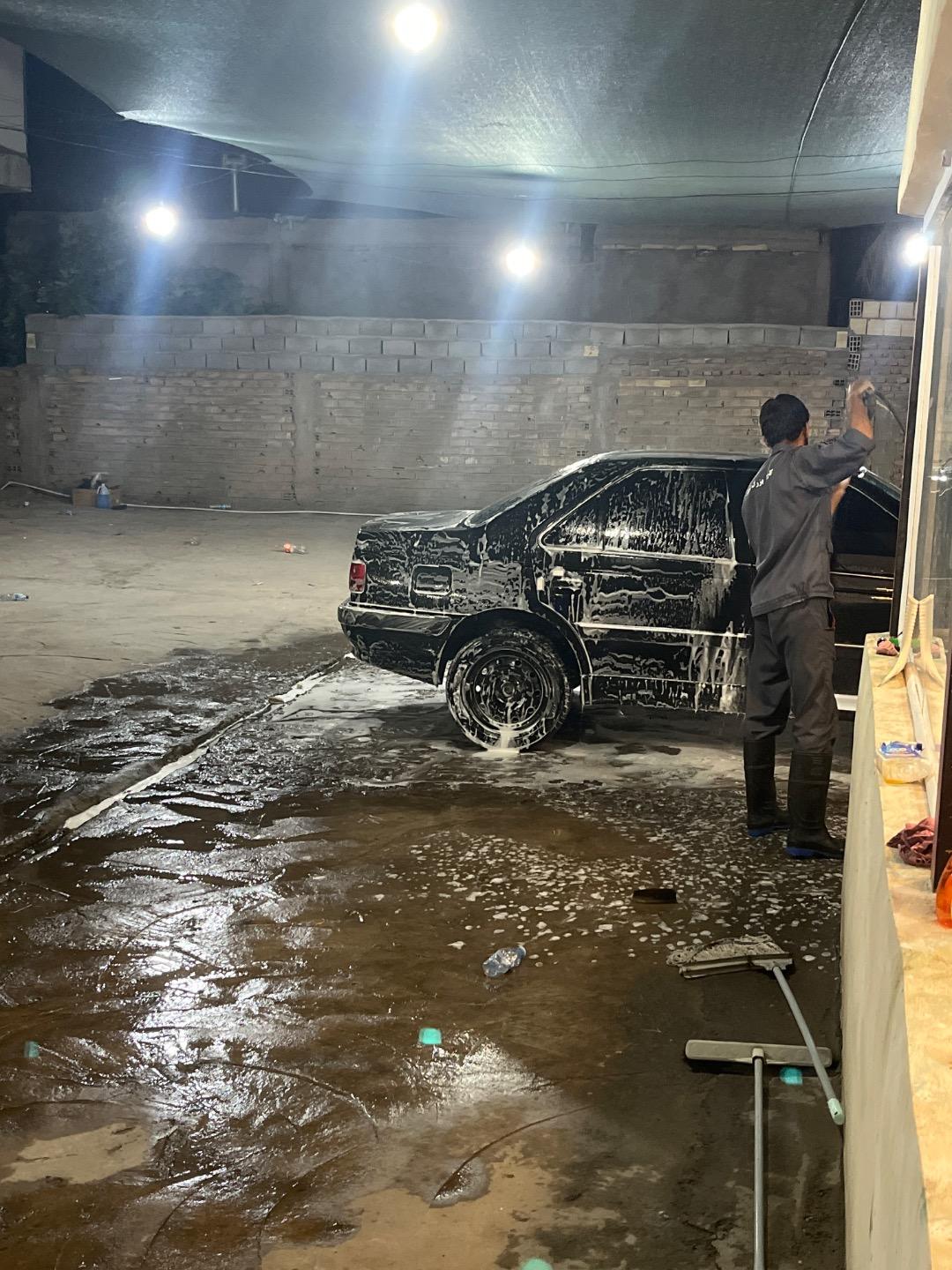 عکس کارواش بزرگ شهر 