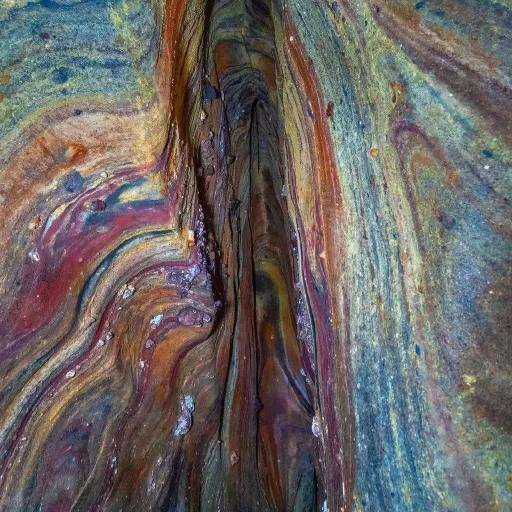 عکس غار رنگین کمان