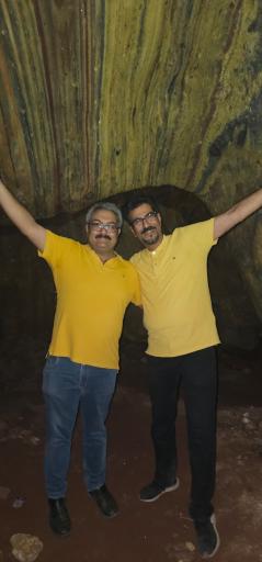 عکس غار رنگین کمان