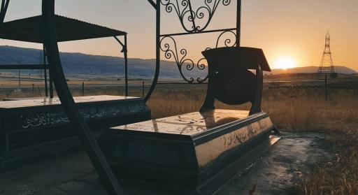 عکس آرامستان چشمه حاجگه جعفری ( گڵکۆ)