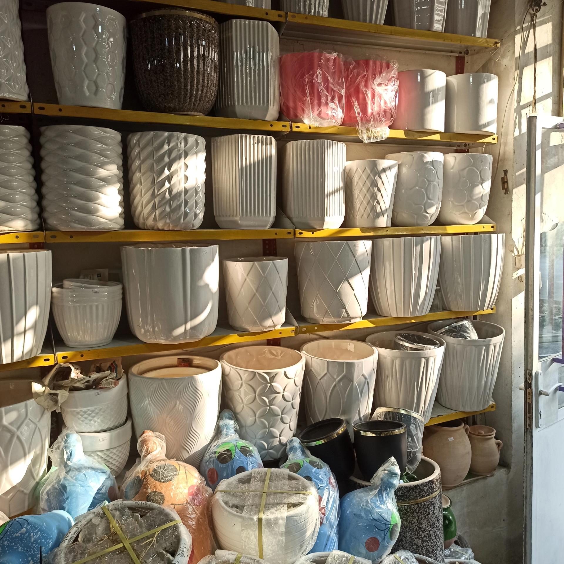 عکس گلدان سرامیکی و سفالی اسکندری 