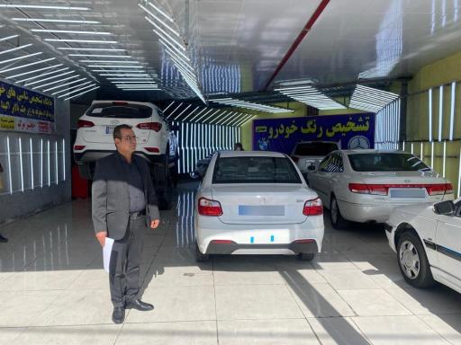 عکس تشخیص رنگ خودرو الهایی