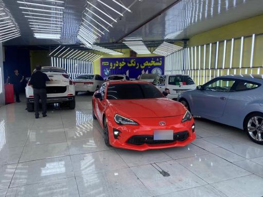 عکس تشخیص رنگ خودرو الهایی