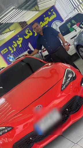 عکس تشخیص رنگ خودرو الهایی