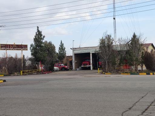 عکس آتش نشانی شهرک صنعتی اشتهارد