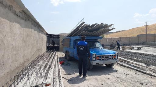 عکس کارخانه بلوک و تیرچه صنعتی آذر فولاد عباسی