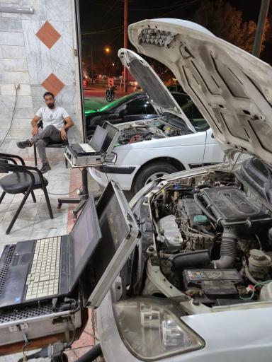 عکس تنظیم موتور بهرام ریمپ