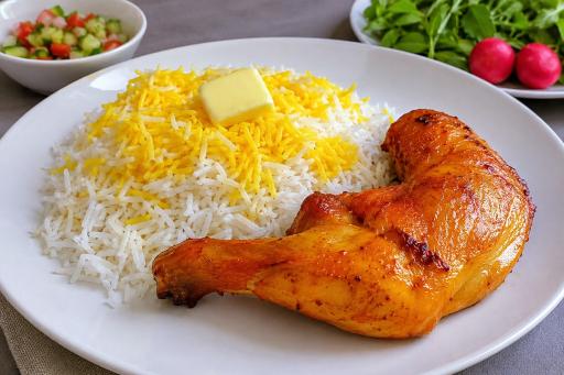 عکس تهیه غذای بانو
