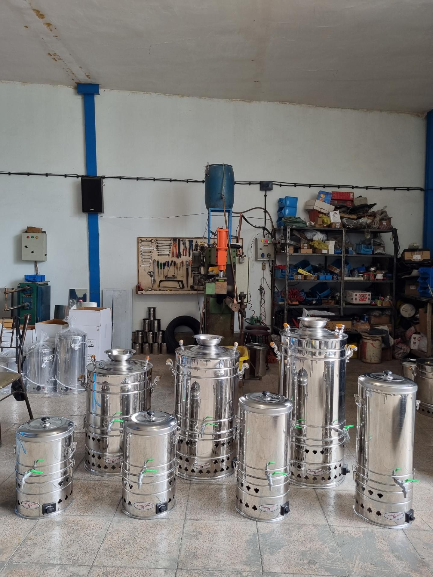 عکس سماور سازی نگین استیل