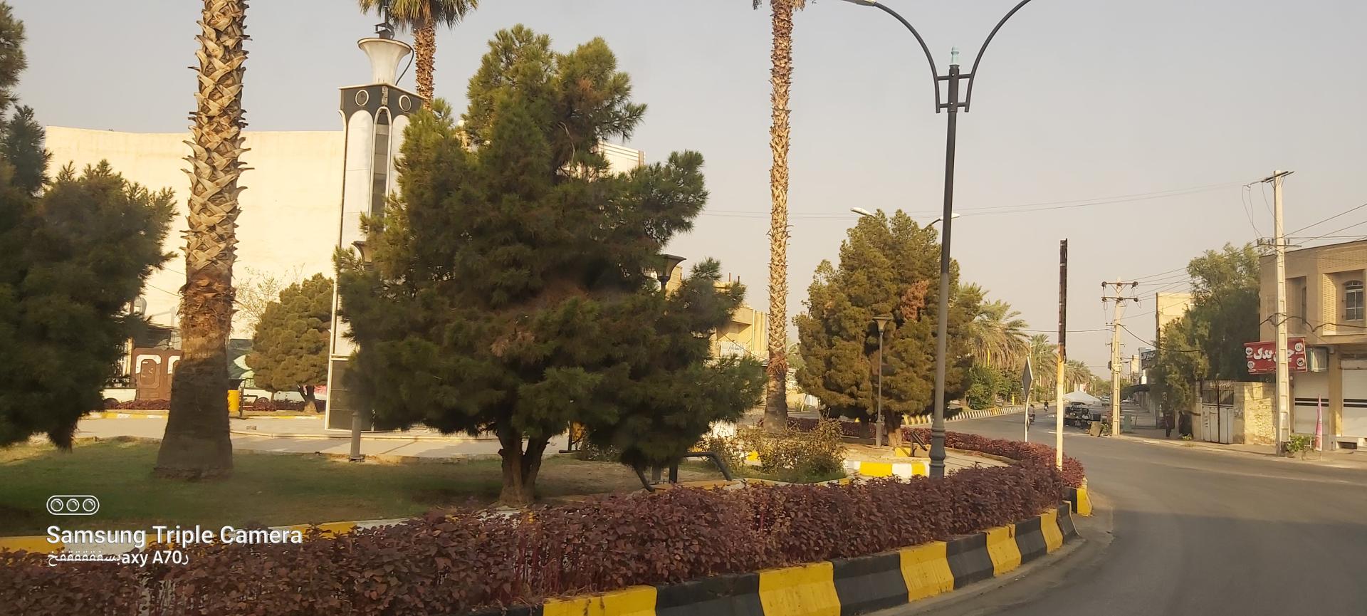 عکس میدان گاز (قمر بنی هاشم)
