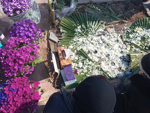 عکس مزار کربلایی خدیجه طهماسبی