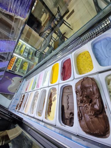 عکس آبمیوه و بستنی پدر