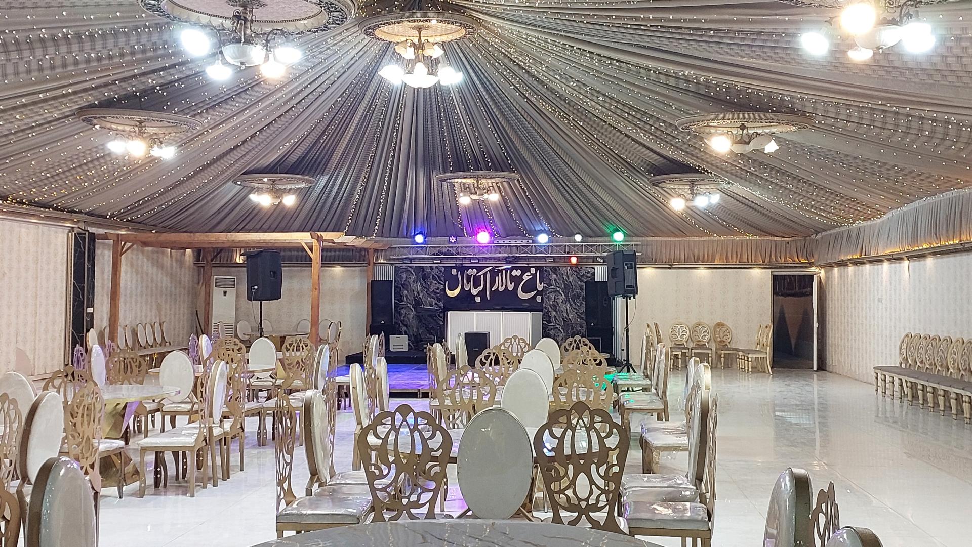 عکس باغ تالار اکباتان