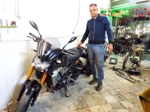 عکس تعمیرگاه موتورسیکلت قریشی