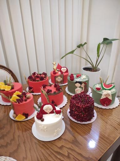 عکس مجتمع کیک و شیرینی قصر شیرین