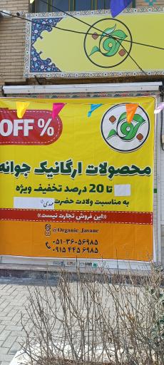 محصولات ارگانیک جوانه