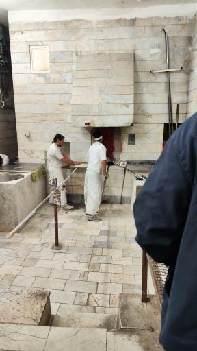 عکس نانوایی سنگک