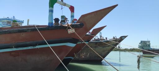 عکس بندر قدیم لافت