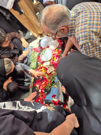 عکس مزار شهید مدافع حرم سجاد زبرجدی