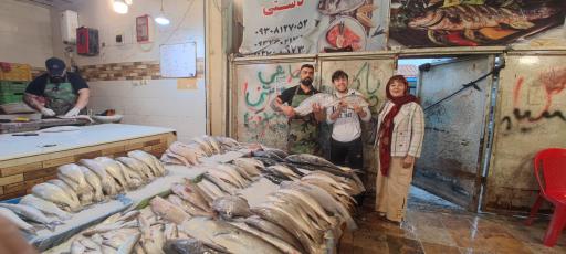 عکس بازار ماهی فروش ها