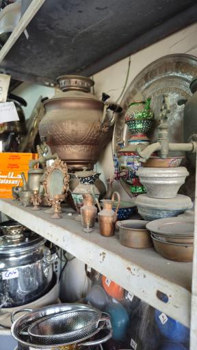 عکس مس فروشی و سماور سازی 