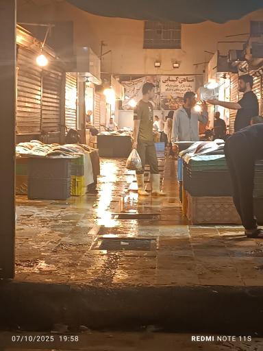 عکس بازار ماهی فروش ها