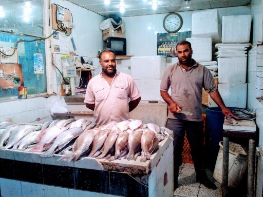 عکس بازار ماهی فروش ها