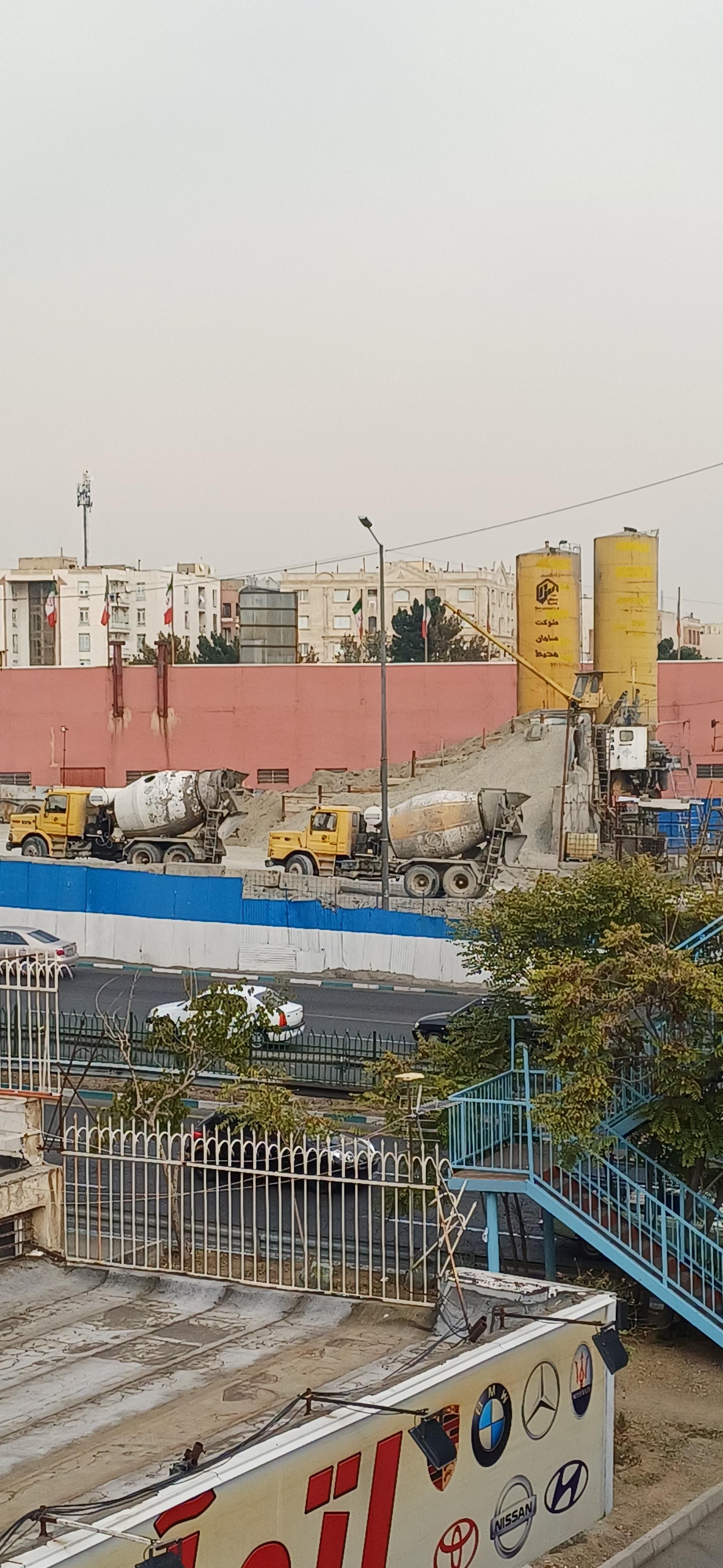 عکس کارگاه بازسازی اتوبان باکری