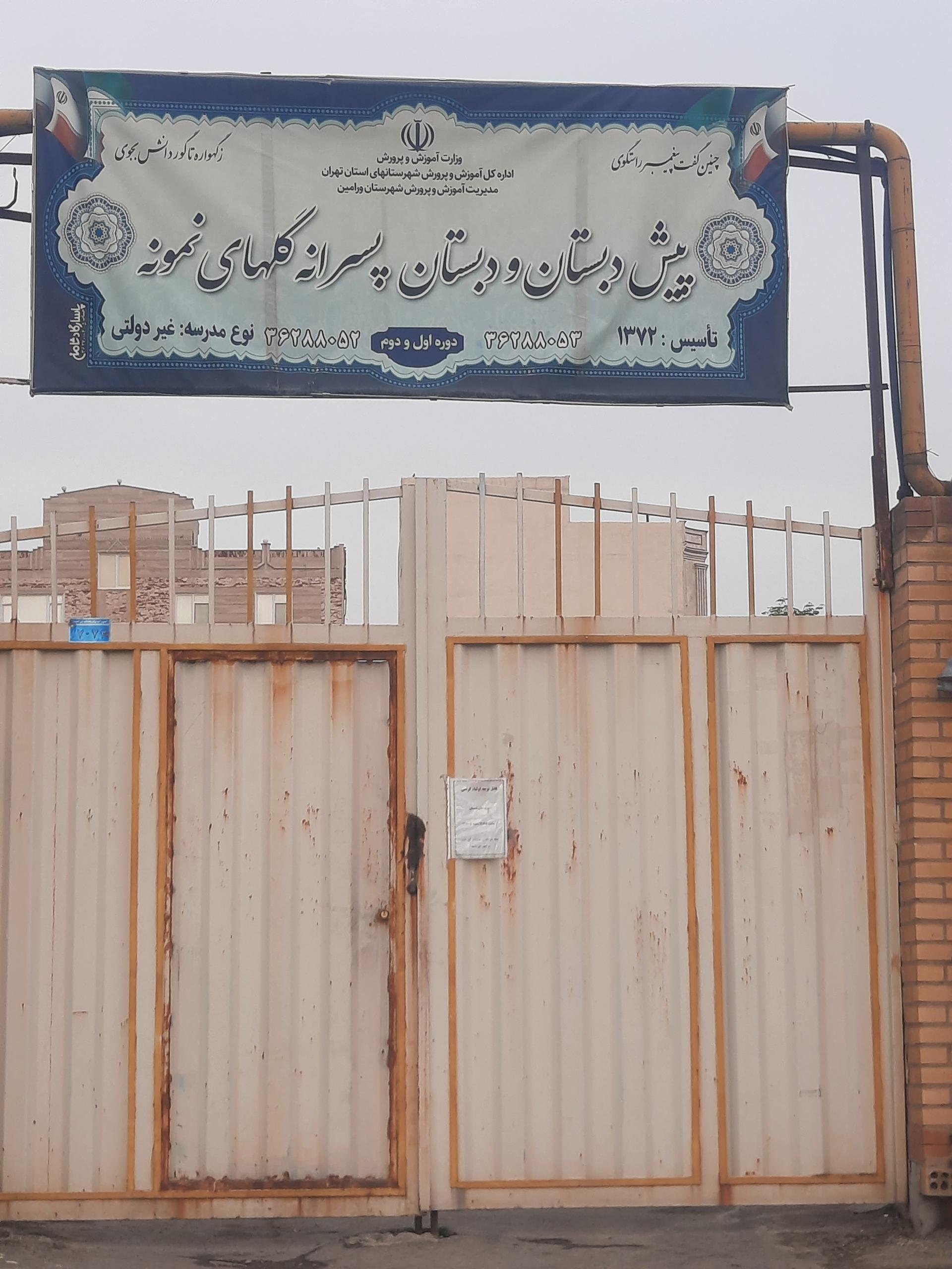 عکس مدرسه گلهای نمونه