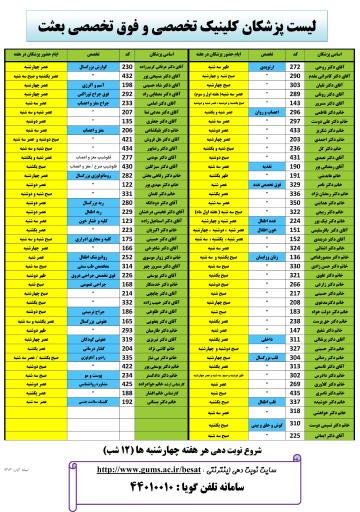 عکس کلینیک تخصصی و فوق تخصصی بعثت