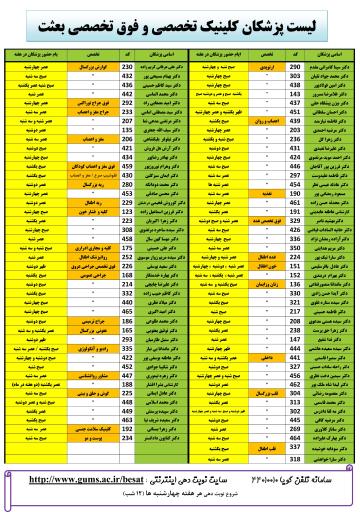 عکس کلینیک تخصصی و فوق تخصصی بعثت