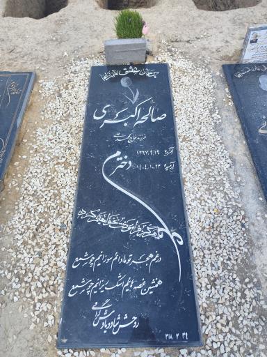 عکس آرامگاه صالحه اکبری