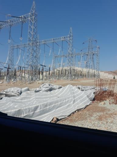 عکس پست برق ۴۰۰ کیلو ولت باغستان 