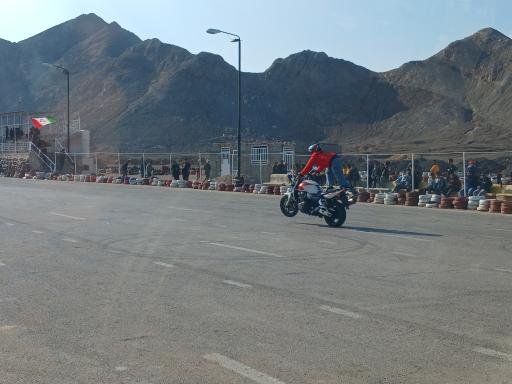 عکس پیست موتور سواری یزد