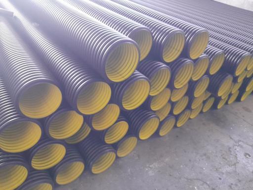 عکس کارخانه تولید لوله های دوجداره فاضلابی قدر